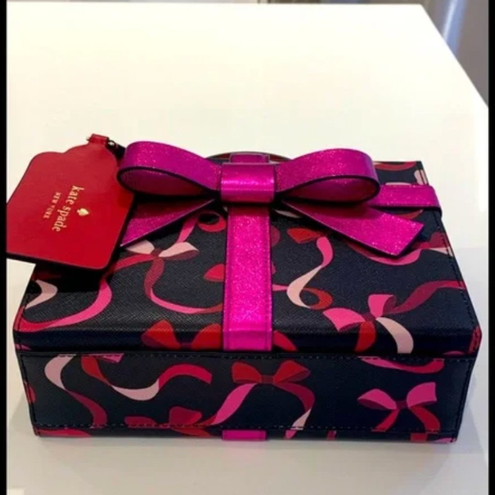 kate spade wrapping party gift box present crossbody purse bag nwt - Picture 6 of 8